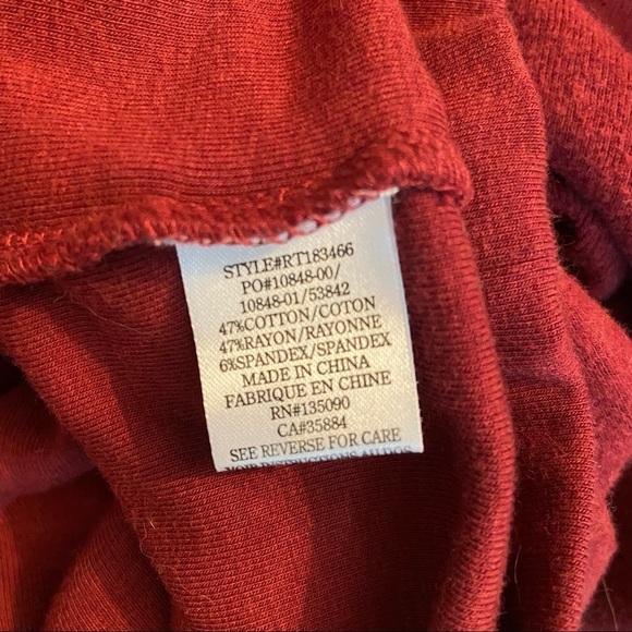 Rag Poets women’s burgundy sweatshirt in size small - Picture 8 of 9